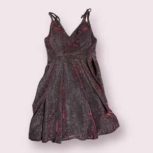 Purple Glitter Dress
